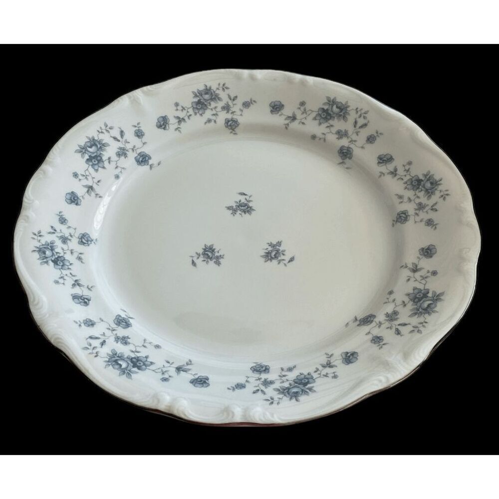 Set of 2‎ Vintage Johann Haviland Blue Garland Dinner Plate 70s Bavaria Germany